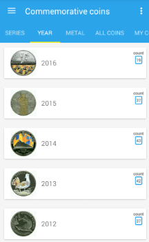 Android app "Coins of Ukraine"